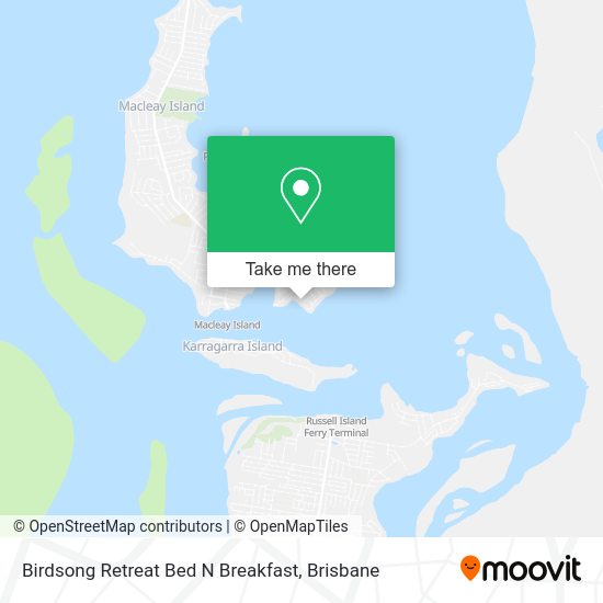 Birdsong Retreat Bed N Breakfast map