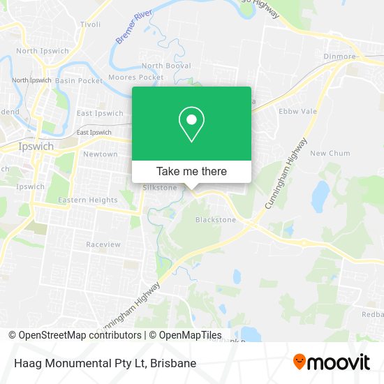 Haag Monumental Pty Lt map