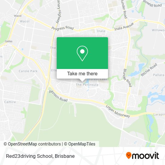 Red23driving School map