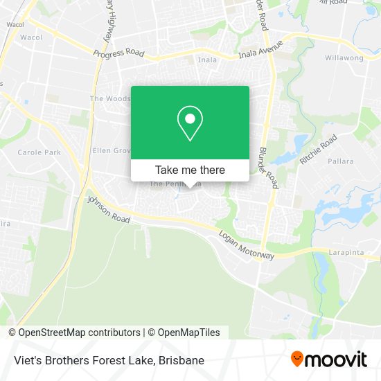 Viet's Brothers Forest Lake map