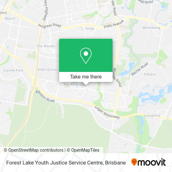 Forest Lake Youth Justice Service Centre map