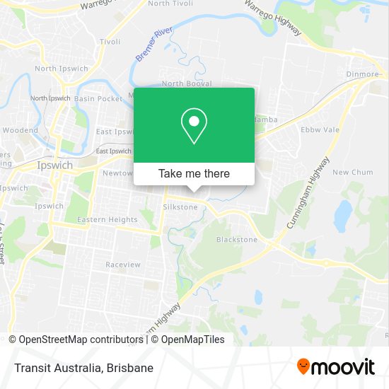 Transit Australia map