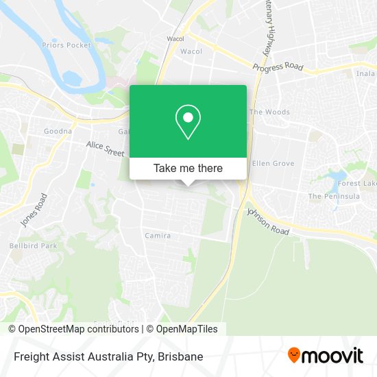 Freight Assist Australia Pty map