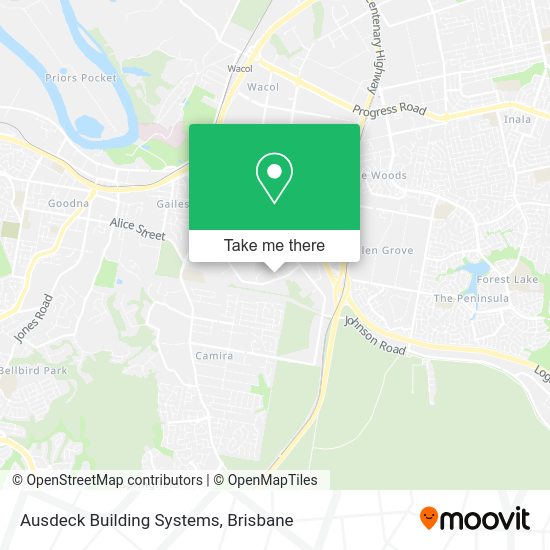 Ausdeck Building Systems map