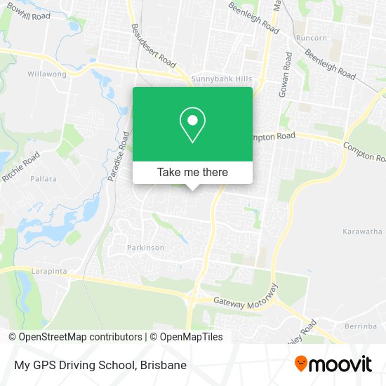 My GPS Driving School map
