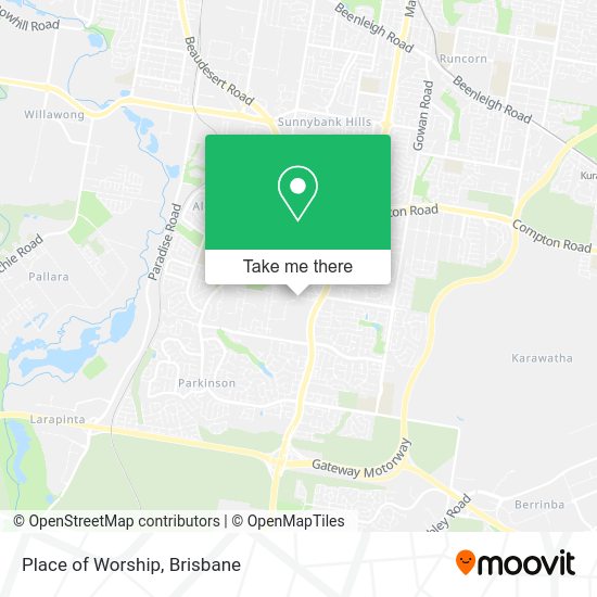 Place of Worship map