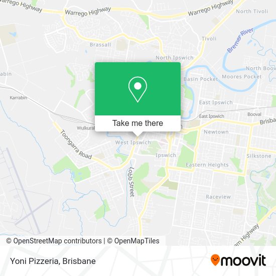 Yoni Pizzeria map