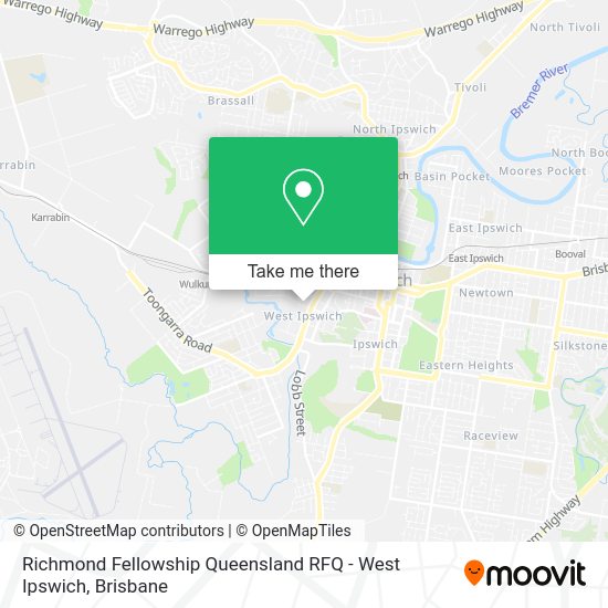 Richmond Fellowship Queensland RFQ - West Ipswich map