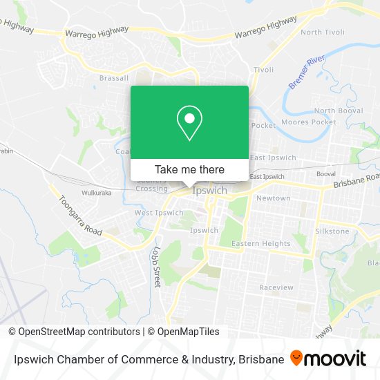 Ipswich Chamber of Commerce & Industry map