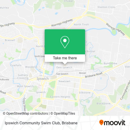 Ipswich Community Swim Club map