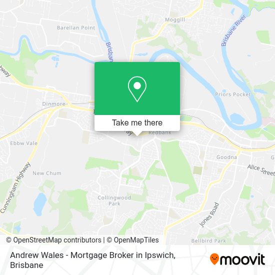 Andrew Wales - Mortgage Broker in Ipswich map