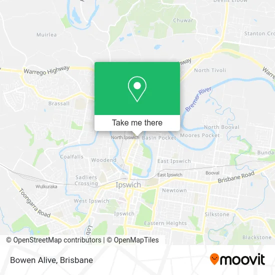 Bowen Alive map