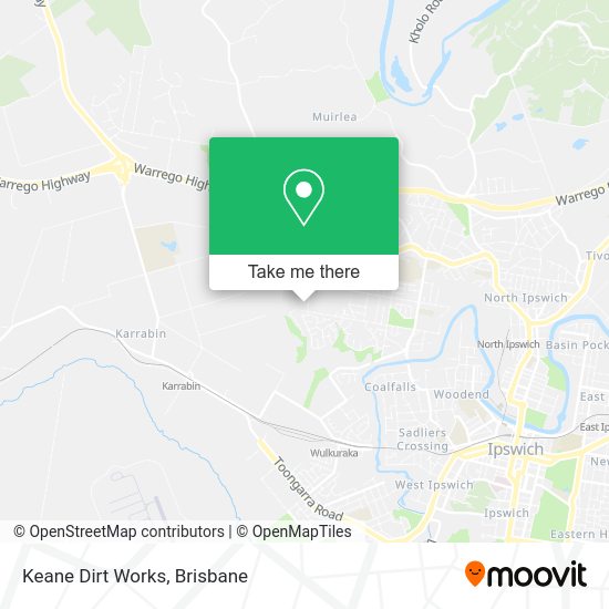 Keane Dirt Works map