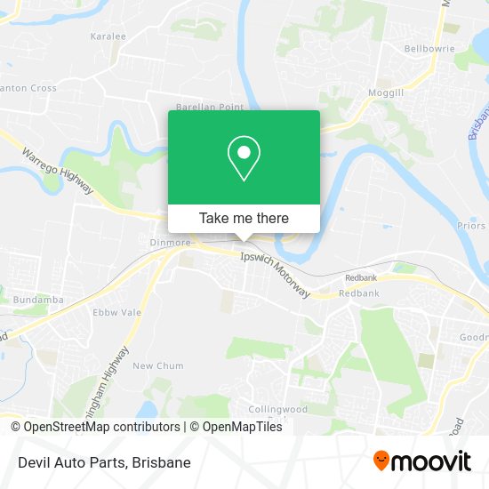 Devil Auto Parts map