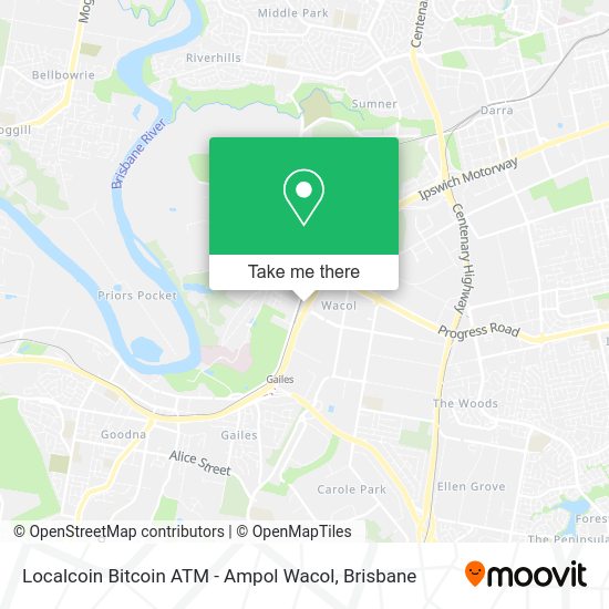 Localcoin Bitcoin ATM - Ampol Wacol map