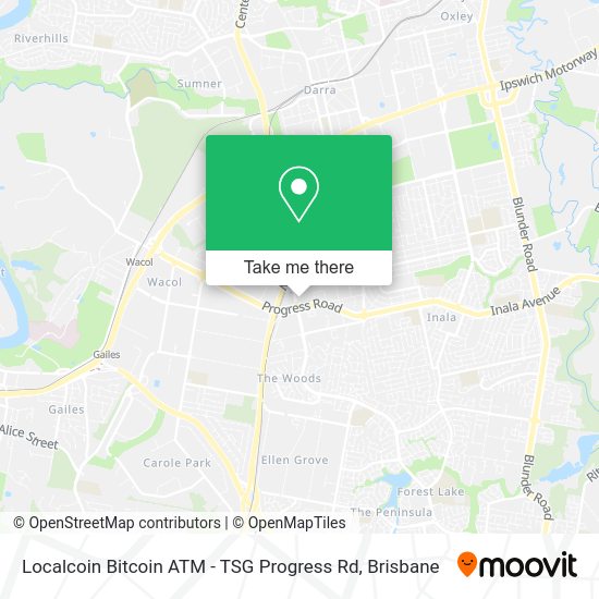 Localcoin Bitcoin ATM - TSG Progress Rd map