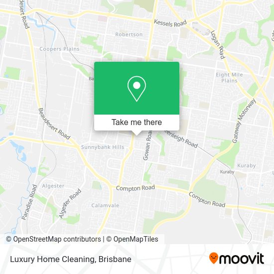 Luxury Home Cleaning map