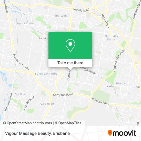 Vigour Massage Beauty map
