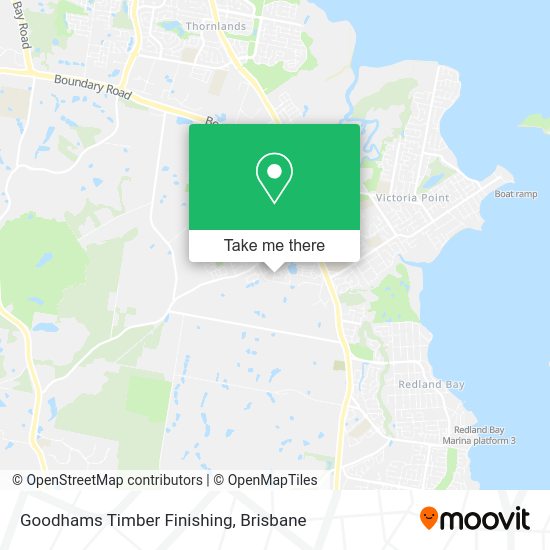 Goodhams Timber Finishing map