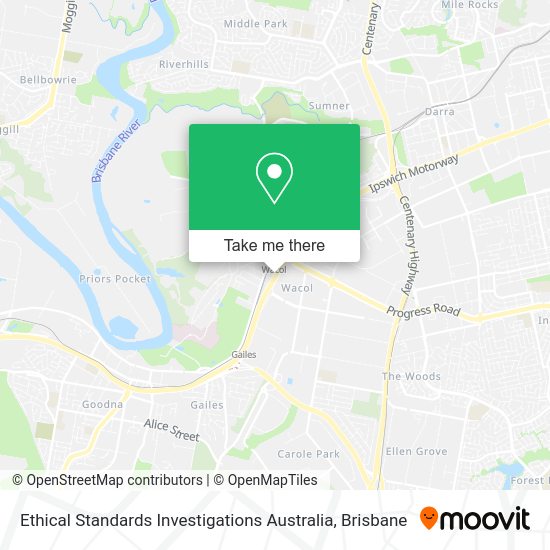 Ethical Standards Investigations Australia map