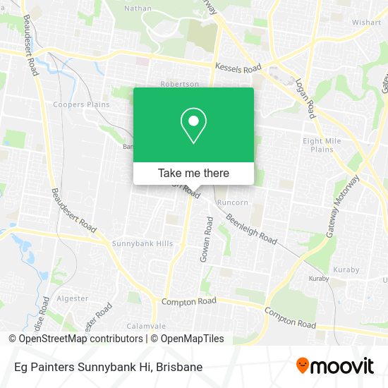 Eg Painters Sunnybank Hi map