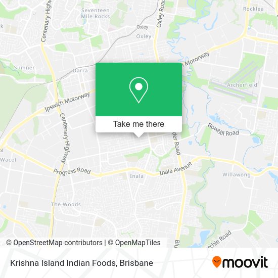 Krishna Island Indian Foods map