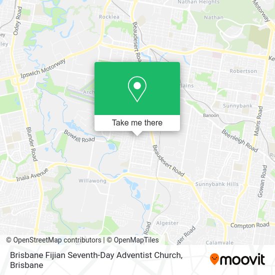 Brisbane Fijian Seventh-Day Adventist Church map