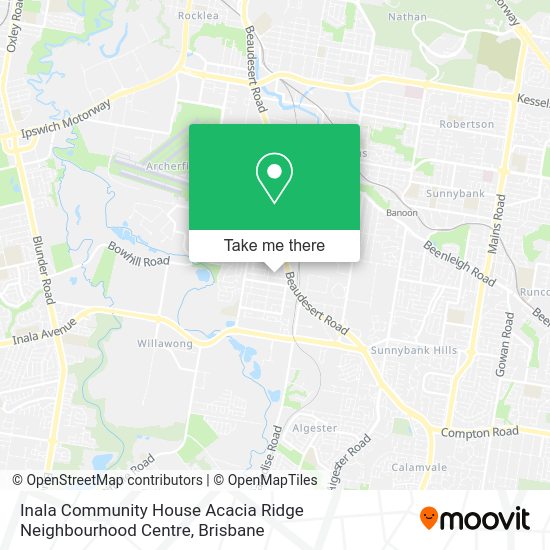 Inala Community House Acacia Ridge Neighbourhood Centre map