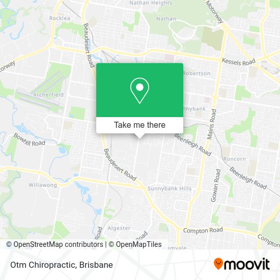 Otm Chiropractic map