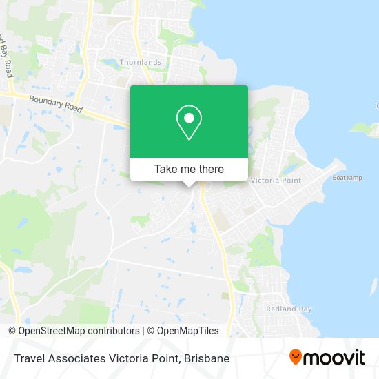 Travel Associates Victoria Point map