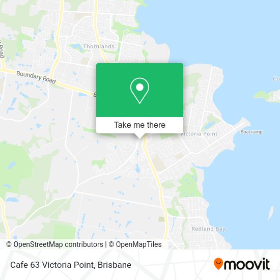 Cafe 63 Victoria Point map