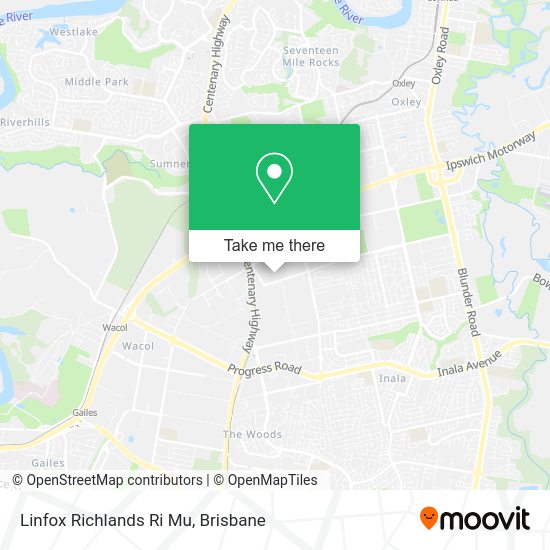 Linfox Richlands Ri Mu map