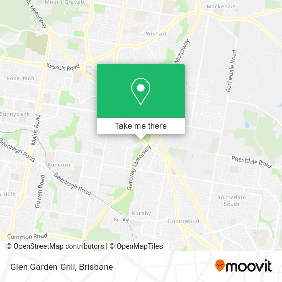 Glen Garden Grill map