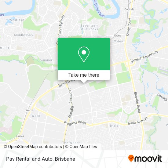 Pav Rental and Auto map