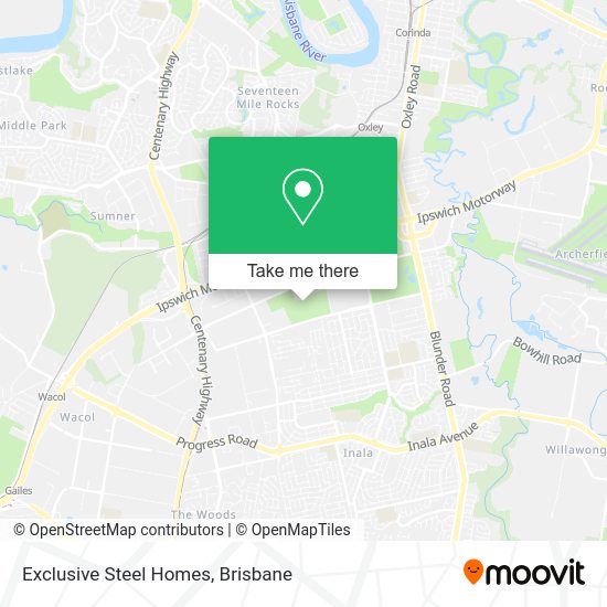 Exclusive Steel Homes map