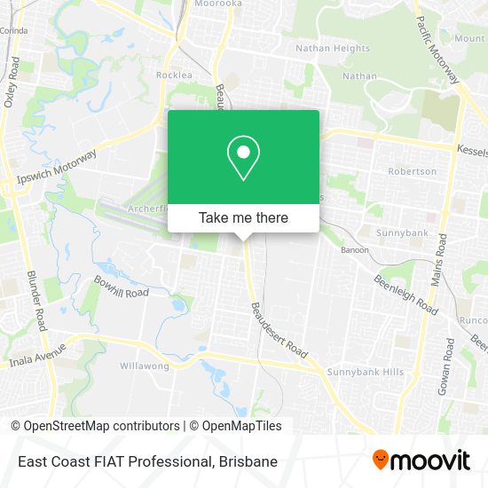 East Coast FIAT Professional map