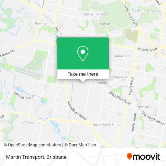 Martin Transport map