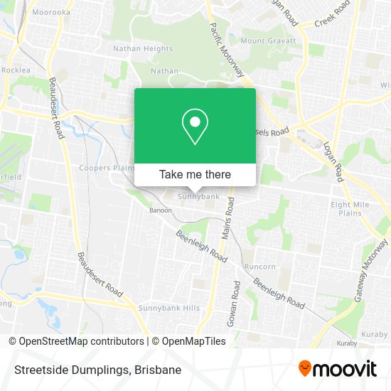 Streetside Dumplings map