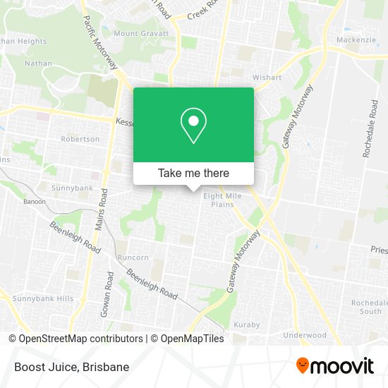 Boost Juice map