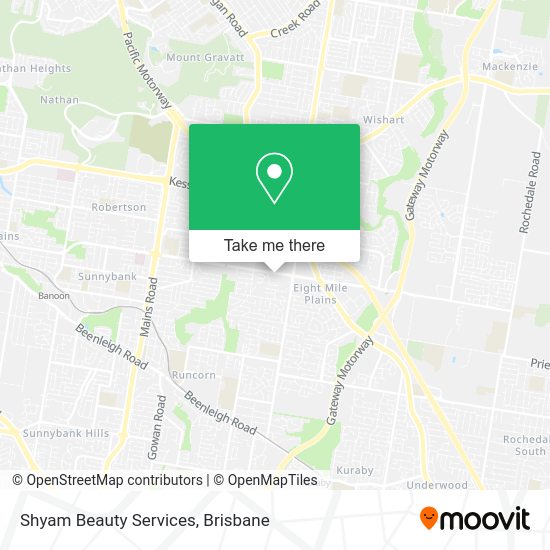 Shyam Beauty Services map