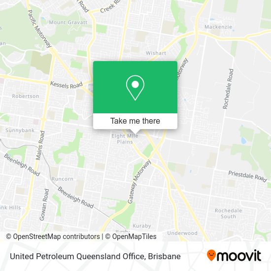 United Petroleum Queensland Office map