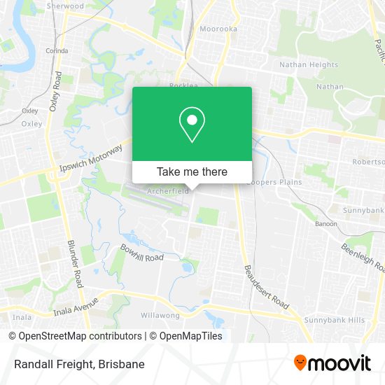 Randall Freight map