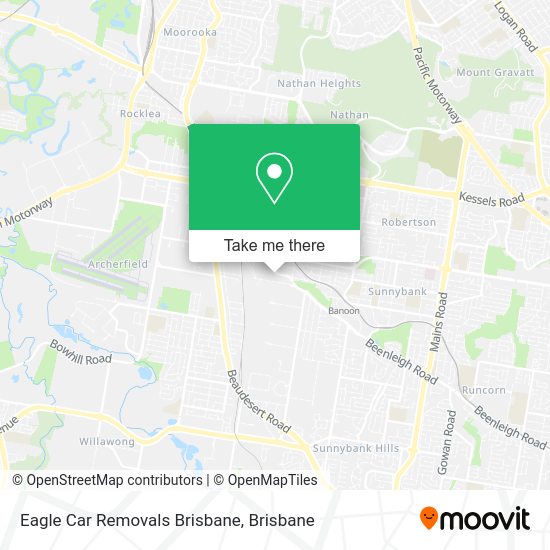 Eagle Car Removals Brisbane map