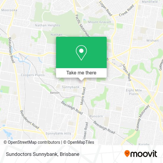 Sundoctors Sunnybank map