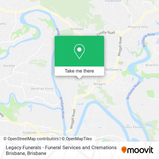 Legacy Funerals - Funeral Services and Cremations Brisbane map