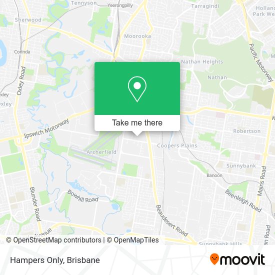 Hampers Only map