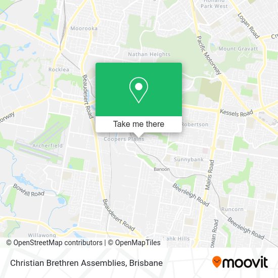 Christian Brethren Assemblies map