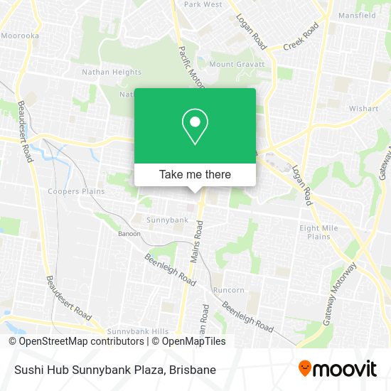 Sushi Hub Sunnybank Plaza map