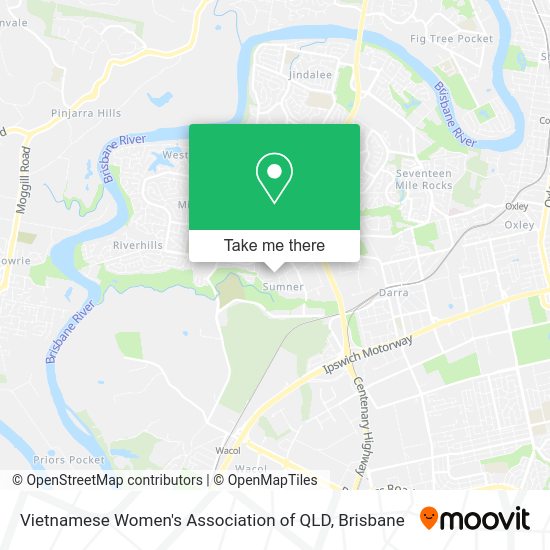 Vietnamese Women's Association of QLD map