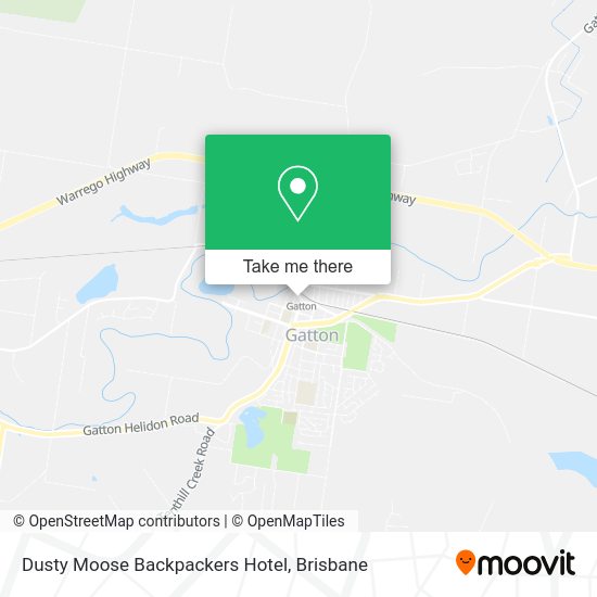 Dusty Moose Backpackers Hotel map